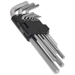Sealey AK7136 Hex Key Set 9pc Long Metric