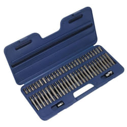 SEALEY AK21956 Screwdriver Bit Set Plastic Case 56