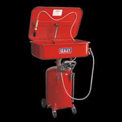 Mobile Parts Cleaning Tank Air Operated with Reservoir