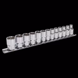 Socket Set 13pc 1/4&quot;Sq Drive Total Drive&#174;