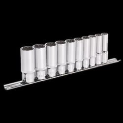 Socket Set 10pc Deep 3/8&quot;Sq Drive Total Drive&#174;