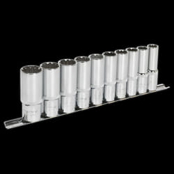 Socket Set 10pc Deep 1/2&quot;Sq Drive Total Drive&#174;