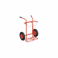 Sealey ST28P Welding Bottle Trolley with Pneumatic Tyres - 2 Bottle