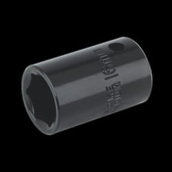 Impact Socket 16mm 1/2&quot;Sq Drive