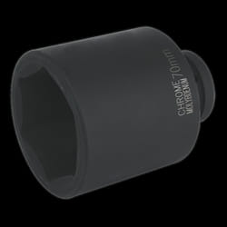 Impact Socket 70mm Deep 1&quot;Sq Drive