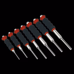 Sheathed Parallel Pin Punch Set 7pc 2-8mm