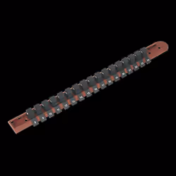 Socket Retaining Rail with 17 Clips 1/2&quot;Sq Drive