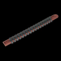 Socket Retaining Rail with 17 Clips 1/2&quot;Sq Drive