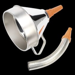 Funnel Metal with Flexible Spout & Filter &#216;200mm