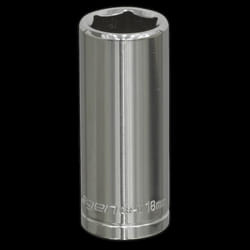 WallDrive&#174; Socket 18mm Deep 3/8&quot;Sq Drive