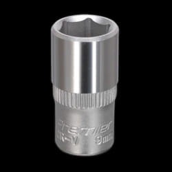 WallDrive&#174; Socket 9mm 1/4&quot;Sq Drive