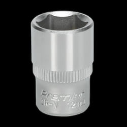 WallDrive&#174; Socket 12mm 1/4&quot;Sq Drive