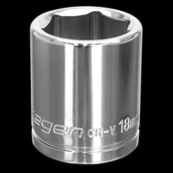 WallDrive&#174; Socket 18mm 3/8&quot;Sq Drive