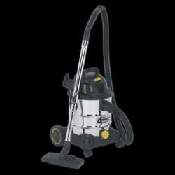 Vacuum Cleaner Industrial Wet & Dry 20L 1250W/110V Stainless Drum