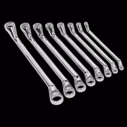 Deep Offset Ring Spanner Set 8pc Metric