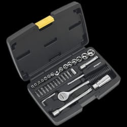 Socket Set 37pc 1/4&quot; & 3/8&quot;Sq Drive 6pt Metric