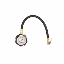 Compressed Air Tyre Gauge / -Filler; SEALEY; pneumatic with dial gauge with clamp 7