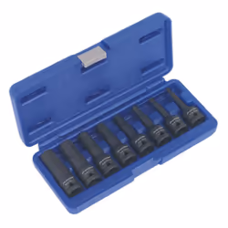Sealey Ak5601 Impact Hex Key Set 8Pc 1/2Sq Drive
