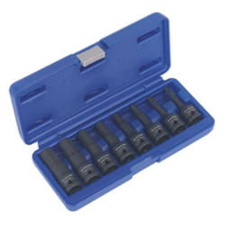 Sealey Ak5601 Impact Hex Key Set 8Pc 1/2Sq Drive