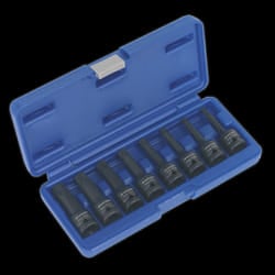 Impact TRX-Star* Socket Bit Set 8pc 1/2&quot;Sq Drive