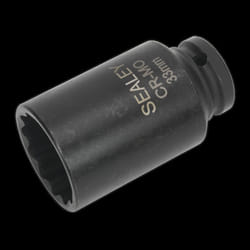 Impact Socket 33mm Bi-Hex Deep 1/2&quot;Sq Drive
