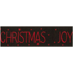 Minerva Christmas Magic Ribbon Red - 25mm - per metre