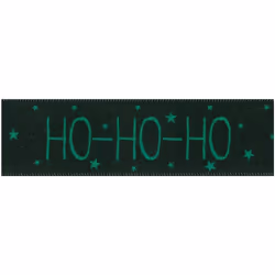 Minerva Christmas Magic Ribbon Green - 25mm - per metre