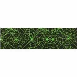 Minerva Spiders Web Ribbon Green - 25mm - per metre