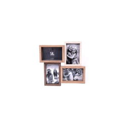 Wooden Quad Photo Frame 31cm