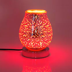 LED Aroma Diffuser 7 LED Colours Mood Light Wax/Oil Melt Aroma Burner