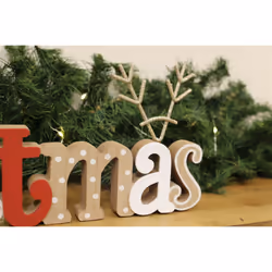 Freestanding Wooden Christmas Decoration