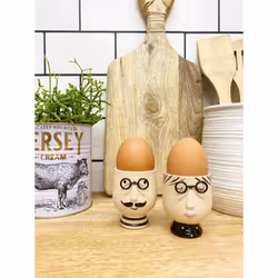 Mr and Mrs Egg Cups