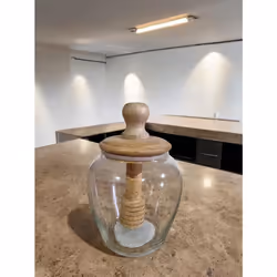 Honey Jar with Mixer - Measuring 10x15cm