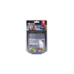 Memorex Mini DVD-R 8cm  1.4GB Disc  with Jewel Box  5 Pack