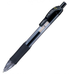 Zebra Sarasa Retractable Gel Rollerball Pen 0.7mm Tip 0.5mm Line Black