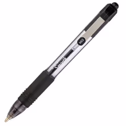 Zebra Z-Grip Smooth Rectractable Ballpoint Pen 1.0mm Tip Black (Pack 5