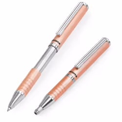Zebra Expandz Retractable Ballpoint Pen - 0.7mm - Black Ink - Rose Gold Barrel