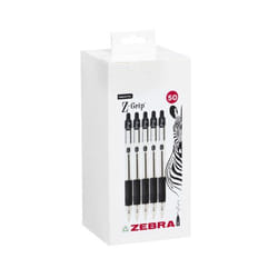 Zebra Z-Grip Retractable Ballpoint Pen 1.0mm Tip Black (Pack 50) - 027