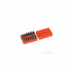 33 Piece 25mm Silverline Screwdriver Bit Set - bit screwdriver set silverline 33pce sb09 25mm