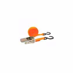 Silverline Ratchet Tie Down Strap S-hook 4.5m x 55mm Rated 150kg Capacity 375kg - x 45m silverline 25mm cargo ms21s lash str ...