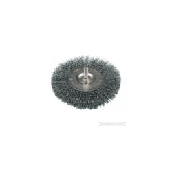 Silverline Power Drill 75mm Steel Wire Wheel Brush