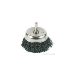 Silverline PB04 Rotary Steel Wire Cup Brush 75mm - 6mm Shank