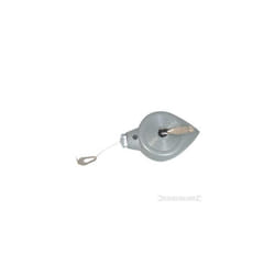 30m Metal Chalk Line - Silver Cb61 -  chalk metal line silverline 30m cb61