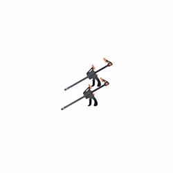 150mm Pack Of 2 Silverline Mini Clamps -  150mm clamps 2pk silverline quick mini 250115
