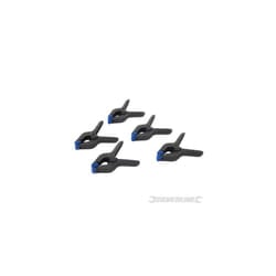 Silverline Spring Clamps 5pk 115mm Jaw -  spring clamps 115mm silverline 5pk 250143 jaw pack