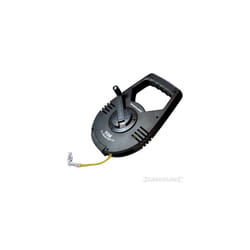 100m Silverline Geared Surveyors Tape -  tape geared surveyors silverline 100m 250220 measure measuring