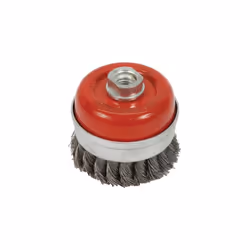 Silverline Angle Grinder 80mm Twist Knot Steel Wire Cup Brush