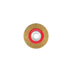Silverline 125mm x 20mm Bench Grinder Brassed Steel Wire Wheel