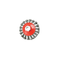 Silverline Angle Grinder 115mm Twist Knot Steel Wire Brush