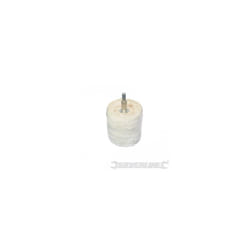 63mm Cylinder Polishing Mop - Silverline 102552 -  cylinder polishing mop 63mm silverline 102552